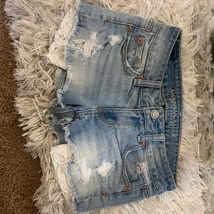 American eagle jean shorts